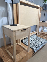 Load image into Gallery viewer, Solid wood bedside tables nightstand with drawer