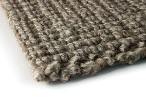 Jute rug - boucle weave