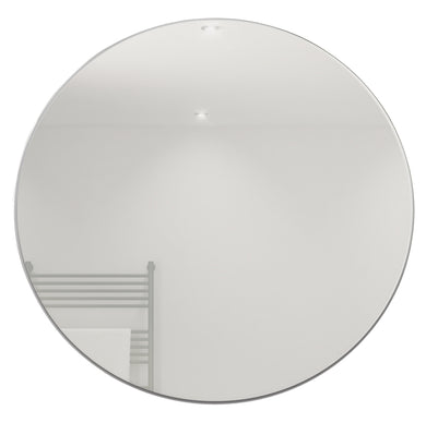 round mirror metallic