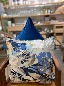 Cushion - Blue Botanical