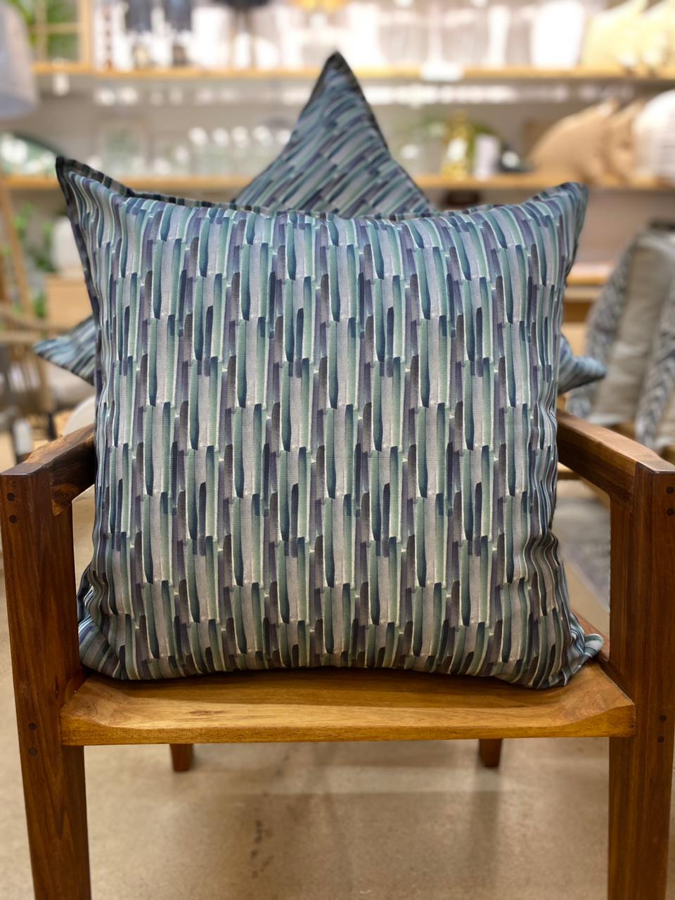 Outdoor scatter cushions - Blue Rain