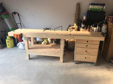 Load image into Gallery viewer, Woodworking workbench