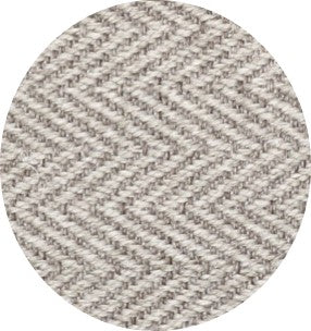 Outdoor round rug Herringbone silver