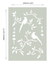 Load image into Gallery viewer, Annie Sloan Stencil Chinoiserie Birds